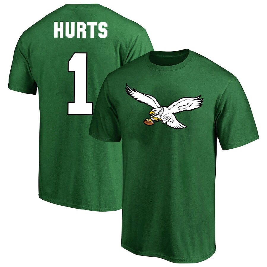 

Футболка с именем и номером Fanatics Branded Philadelphia Eagles, зеленый