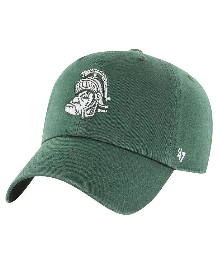

Мужская зеленая регулируемая шляпа Michigan State Spartans Vault Clean Up '47 Brand, зеленый