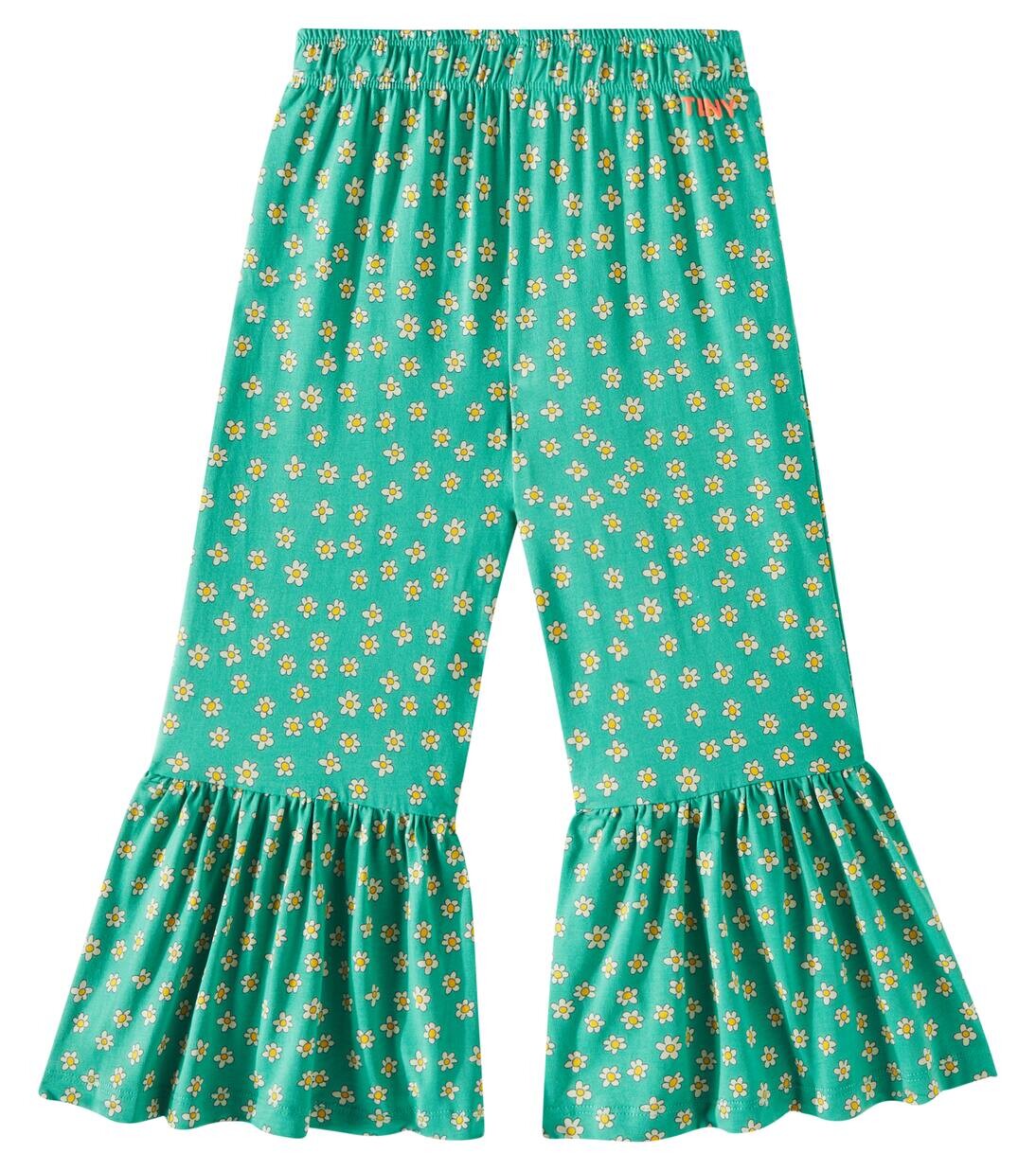 

Спортивные штаны из хлопкового джерси Daisies Tinycottons, цвет deep green