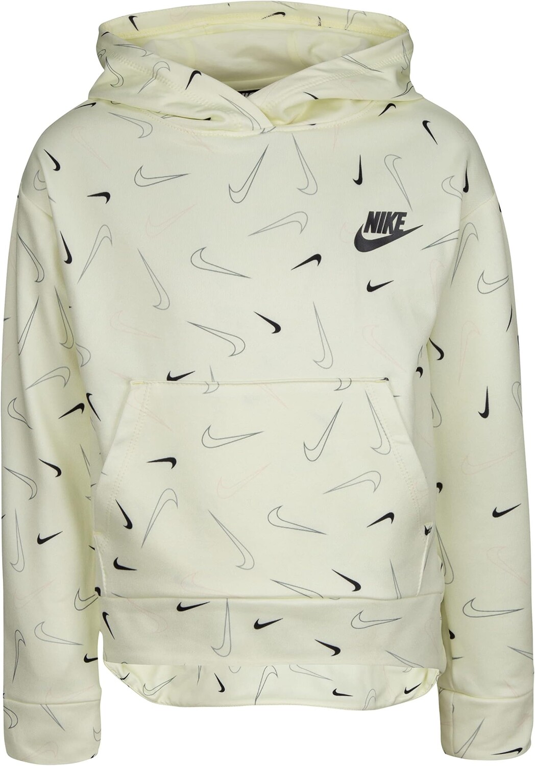 

Худи Nike Swooshfetti Hi Low Hoodie, цвет Cashmere