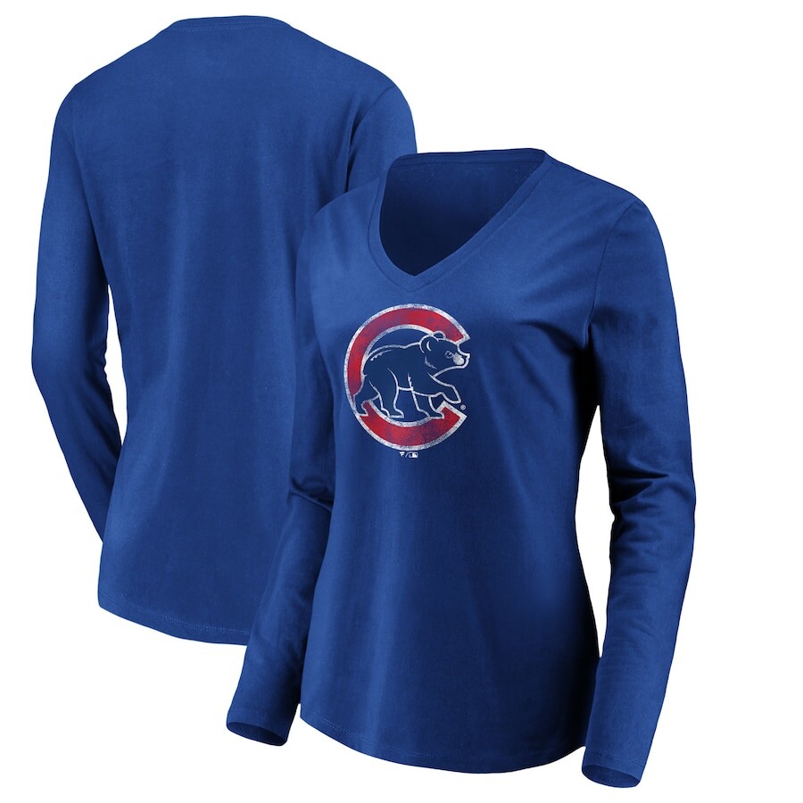 

Футболка с длинным рукавом Fanatics Branded Chicago Cubs, роял