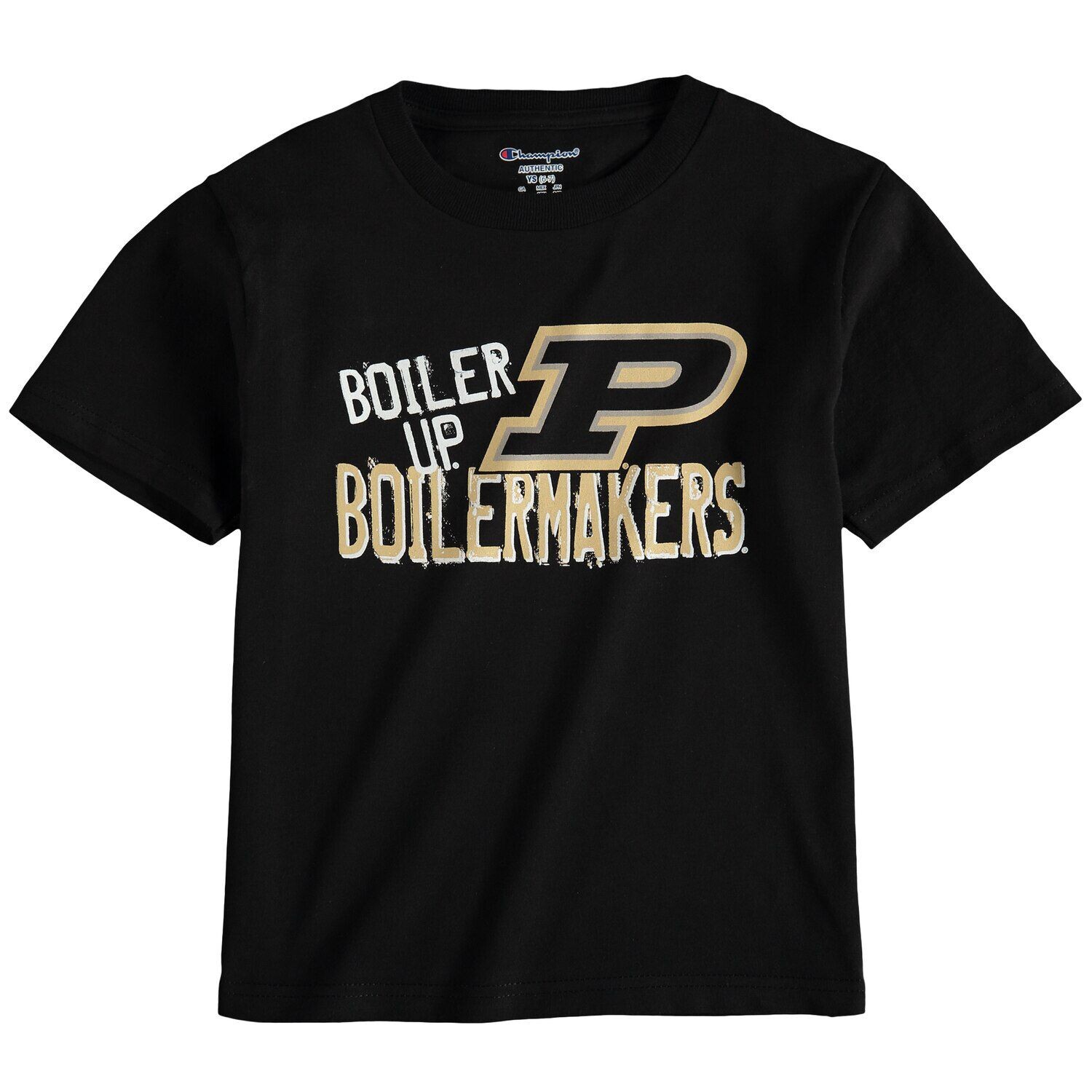 

Черная футболка с надписью «Чемпион среди молодежи» Purdue Boilermakers Team Champion