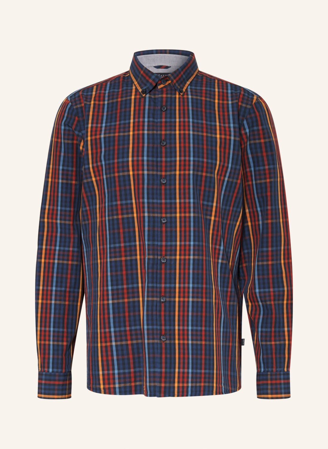 

Рубашка MAERZ MUENCHEN Modern Fit, темно-синий