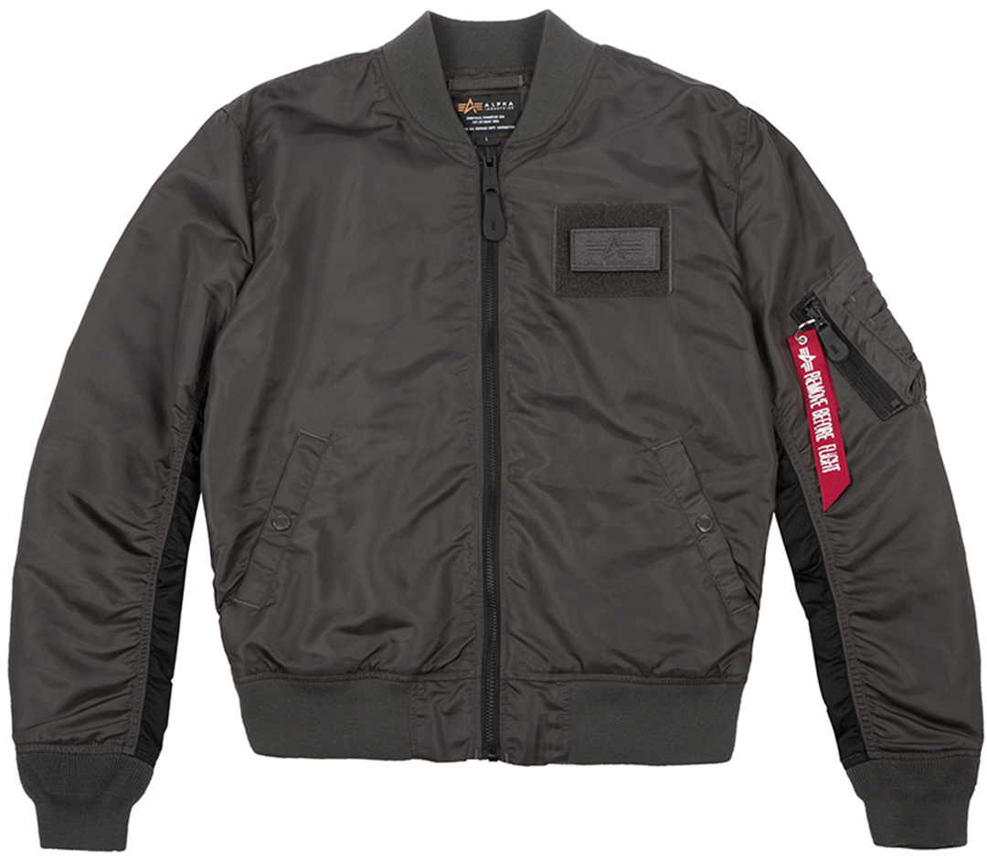 Куртка Alpha Industries MA-1 TT Custom, темно-серая