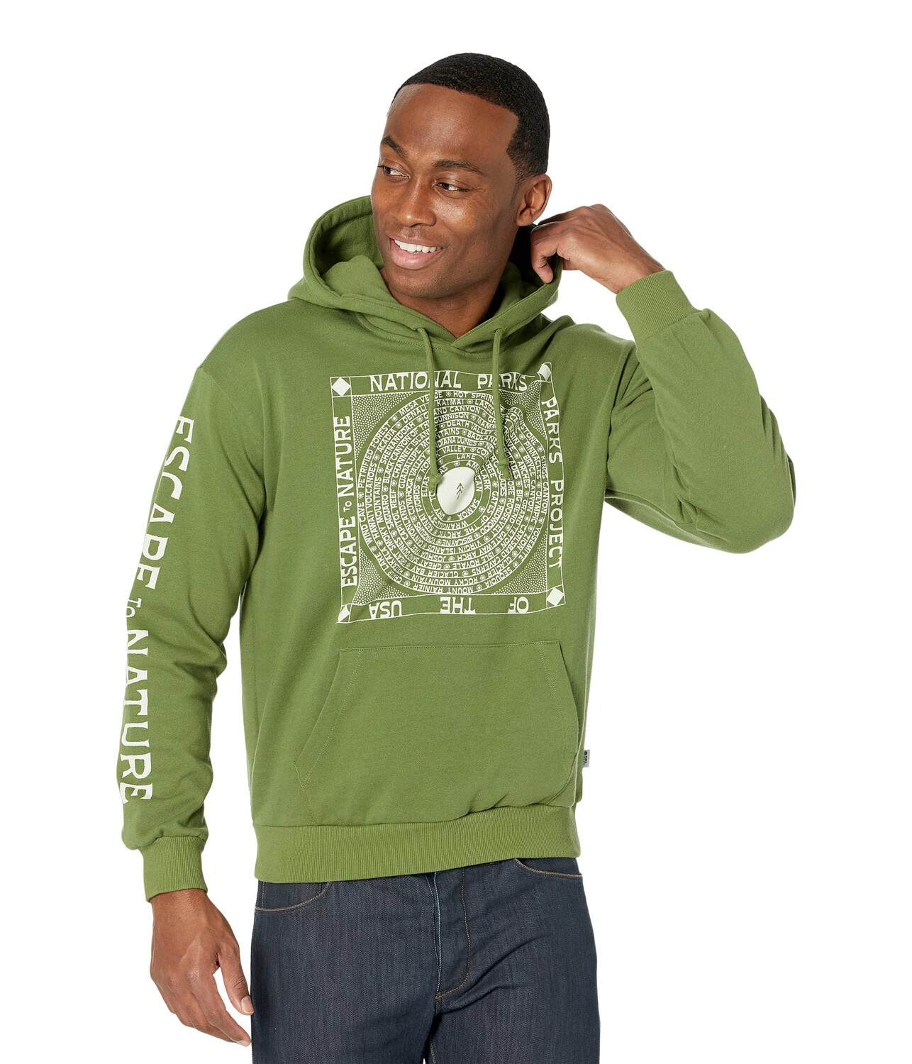 

Худи Parks Project, Escape To Nature's Parks Hoodie, Зеленый