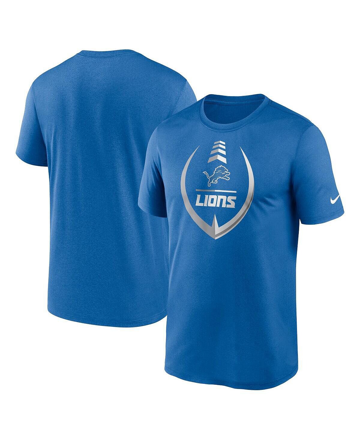 

Мужская синяя футболка detroit lions icon legend performance Nike, синий