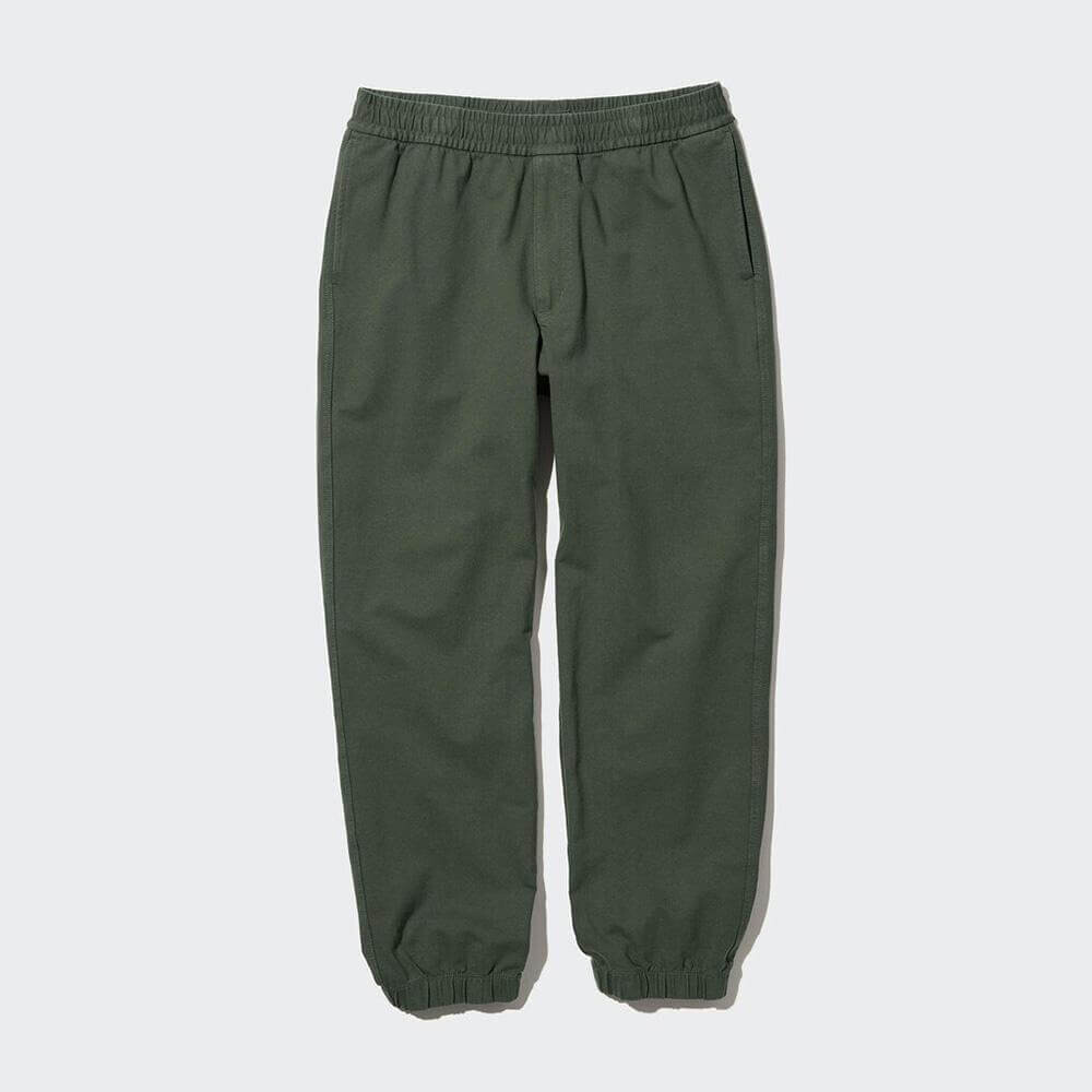 

Брюки Uniqlo Washed Jersey Jogger, темно-зеленый