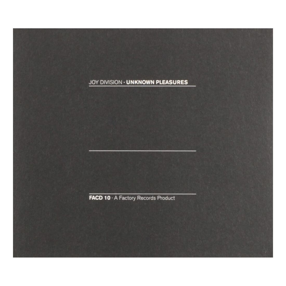 

Виниловая пластинка Unknown Pleasures (2 Discs) | Joy Division