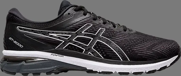 

Лимитированные кроссовки gt 2000 8 extra wide 'black white' Asics, черный