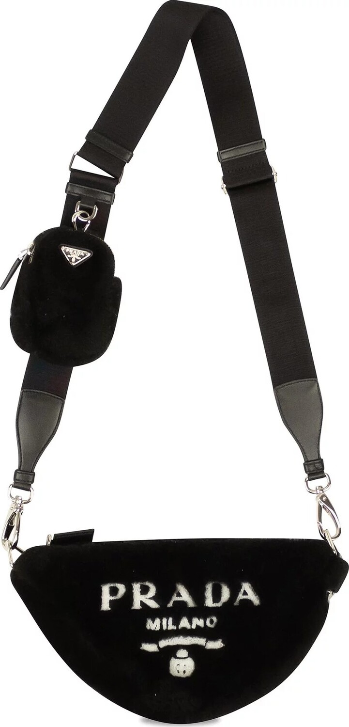 

Сумка Prada Crystal Fabric, черный