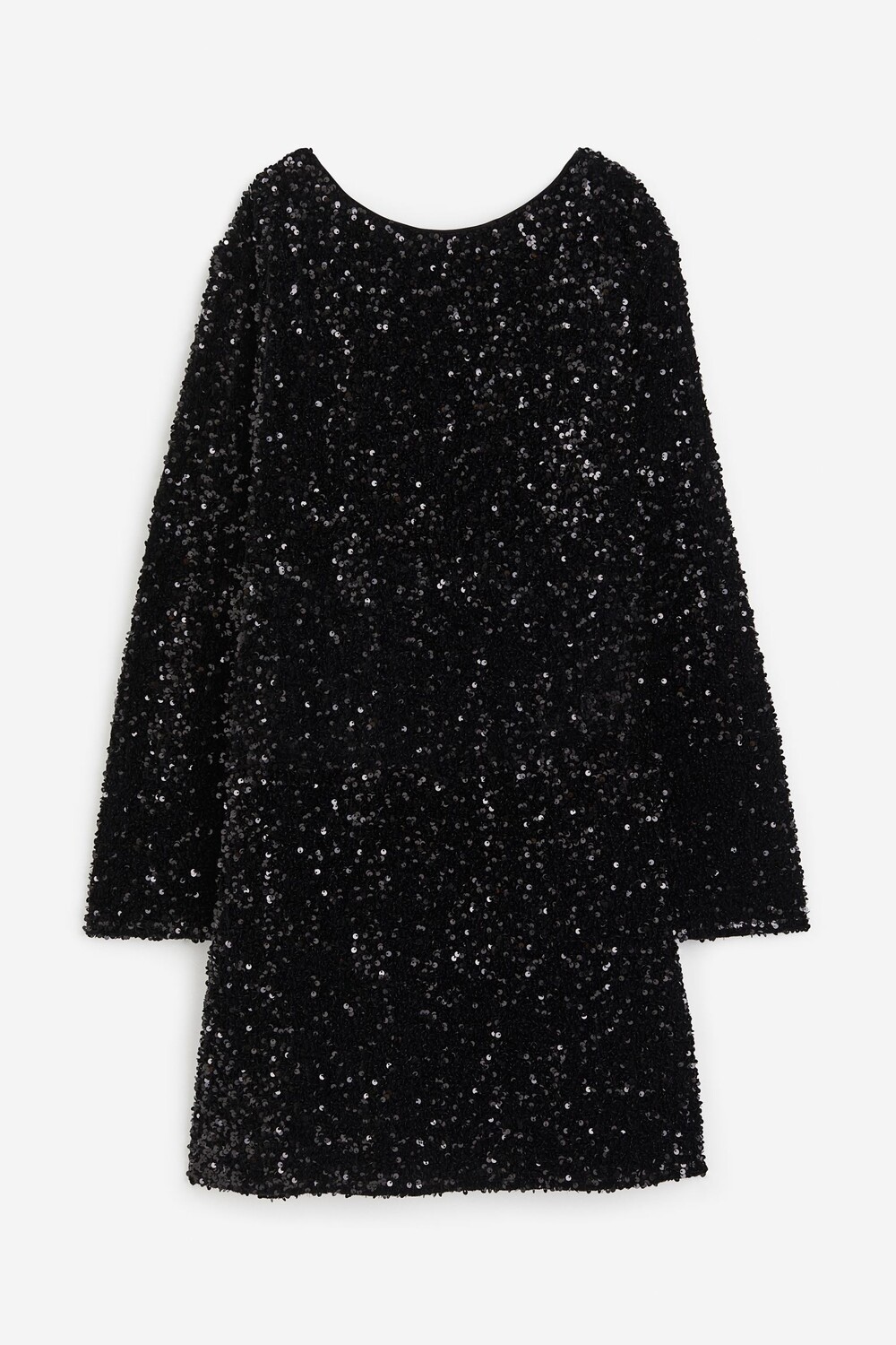

Платье H&M Sequined with Low-cut Back, черный