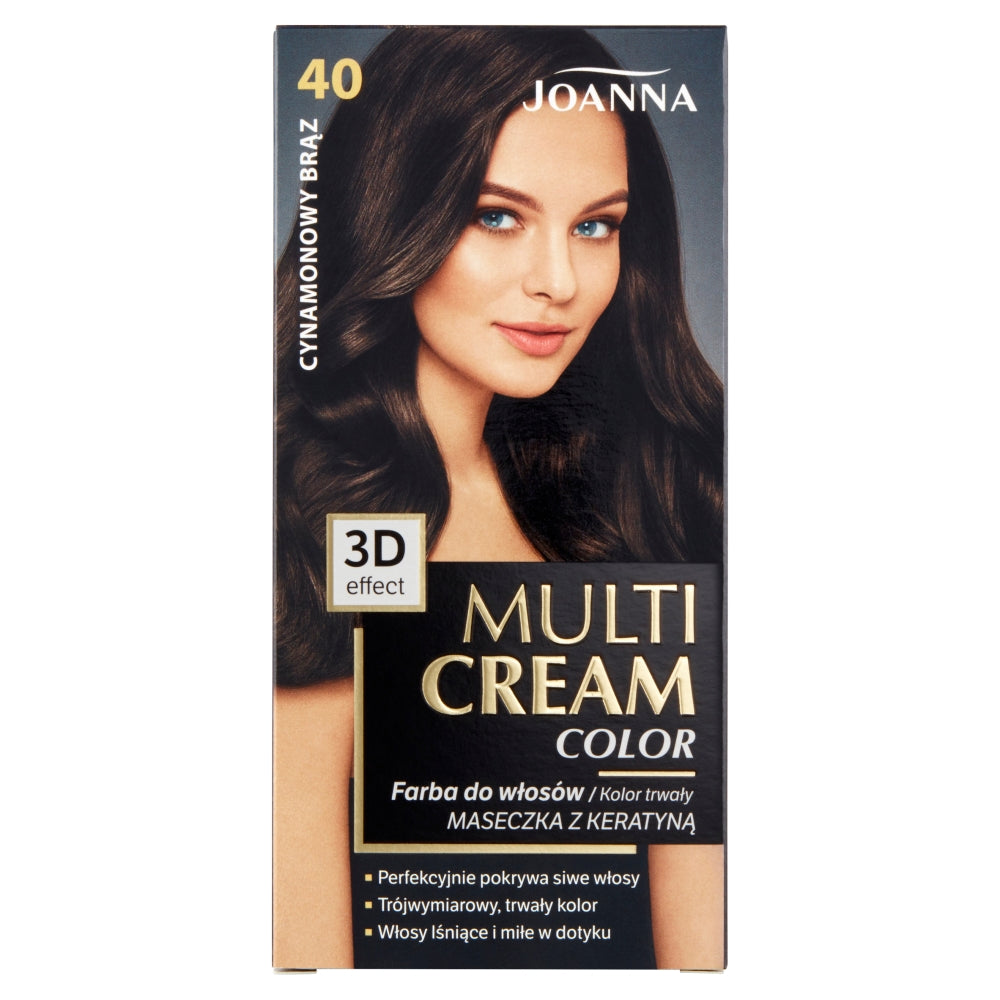 Joanna Краска для волос Multi Cream Color 40 Коричный коричневый