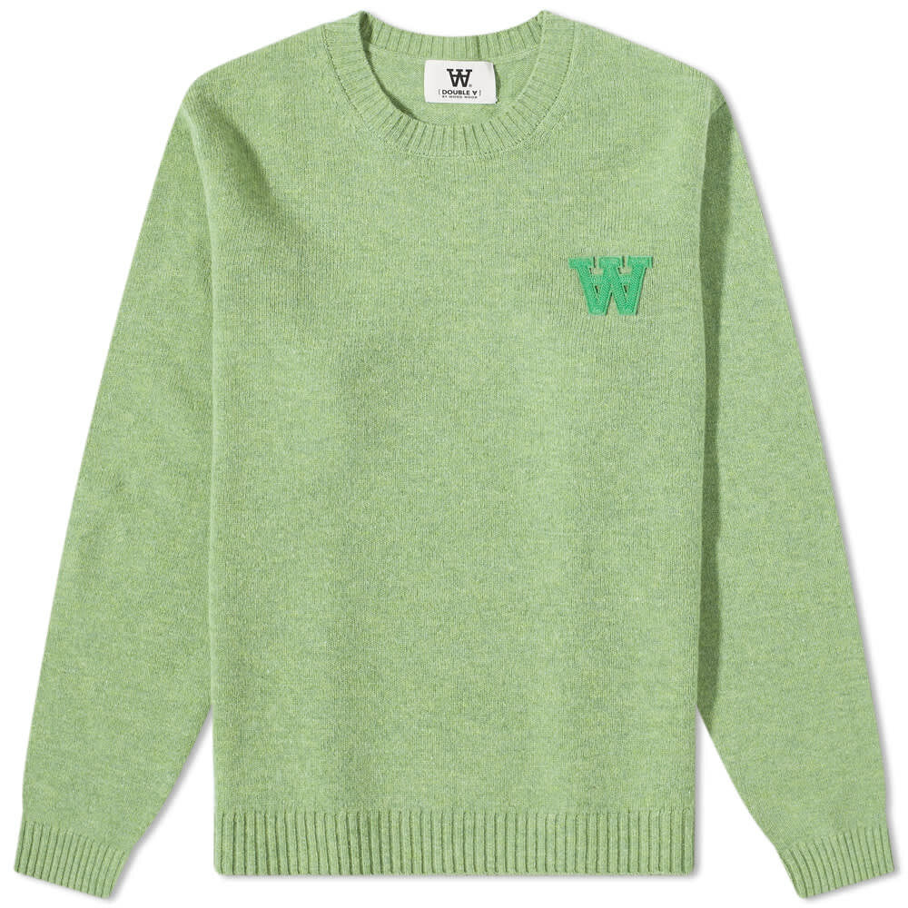 

Джемпер Wood Wood Kevin Lambswool Crew Knit, Зеленый