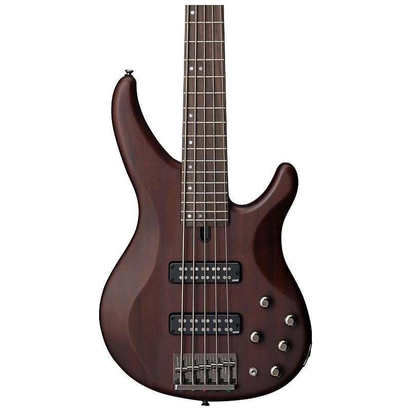 цена Yamaha TRBX505 5-струнная бас-гитара, полупрозрачный коричневый