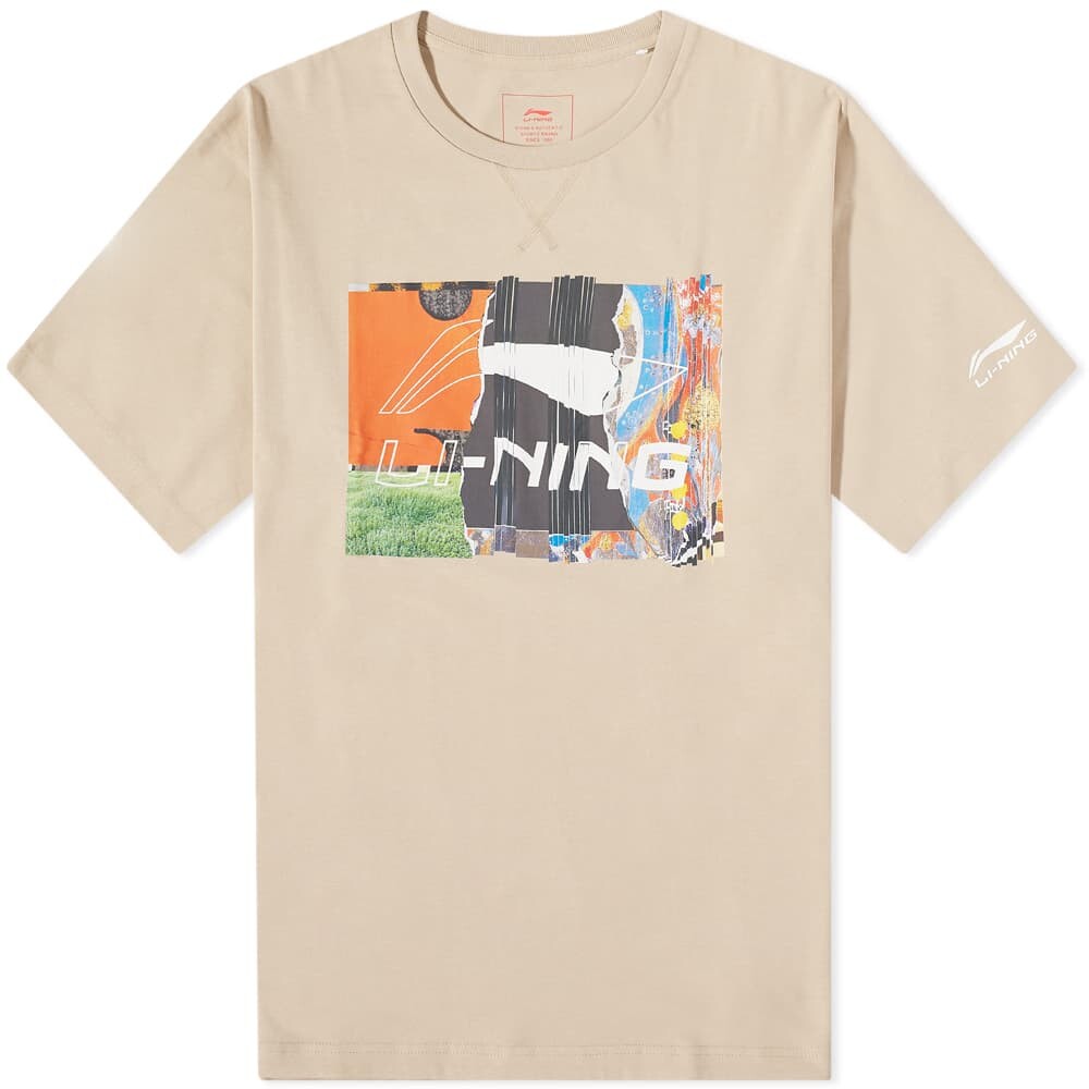 

Футболка Li-Ning Box Logo Tee, Серый