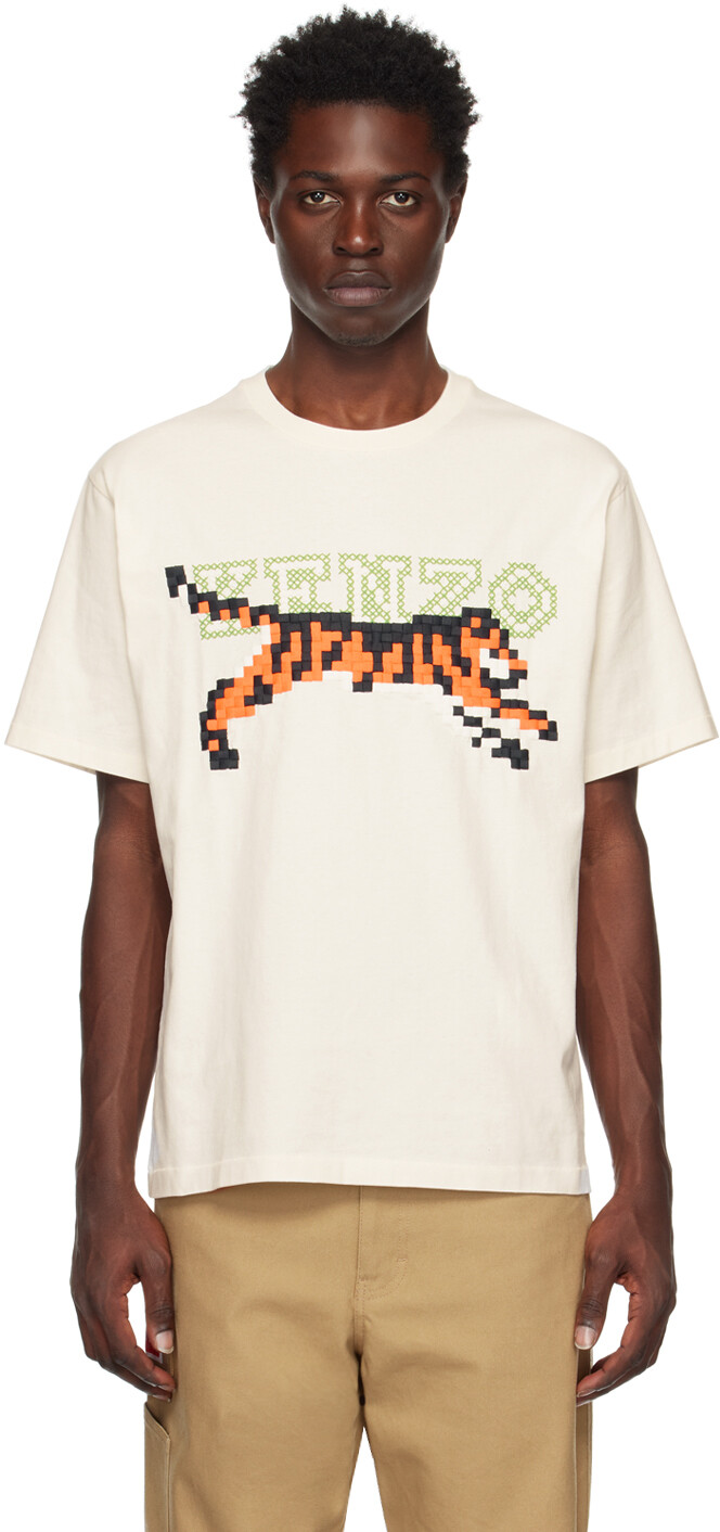 

Футболка Off-White Kenzo Paris Pixel, Белый