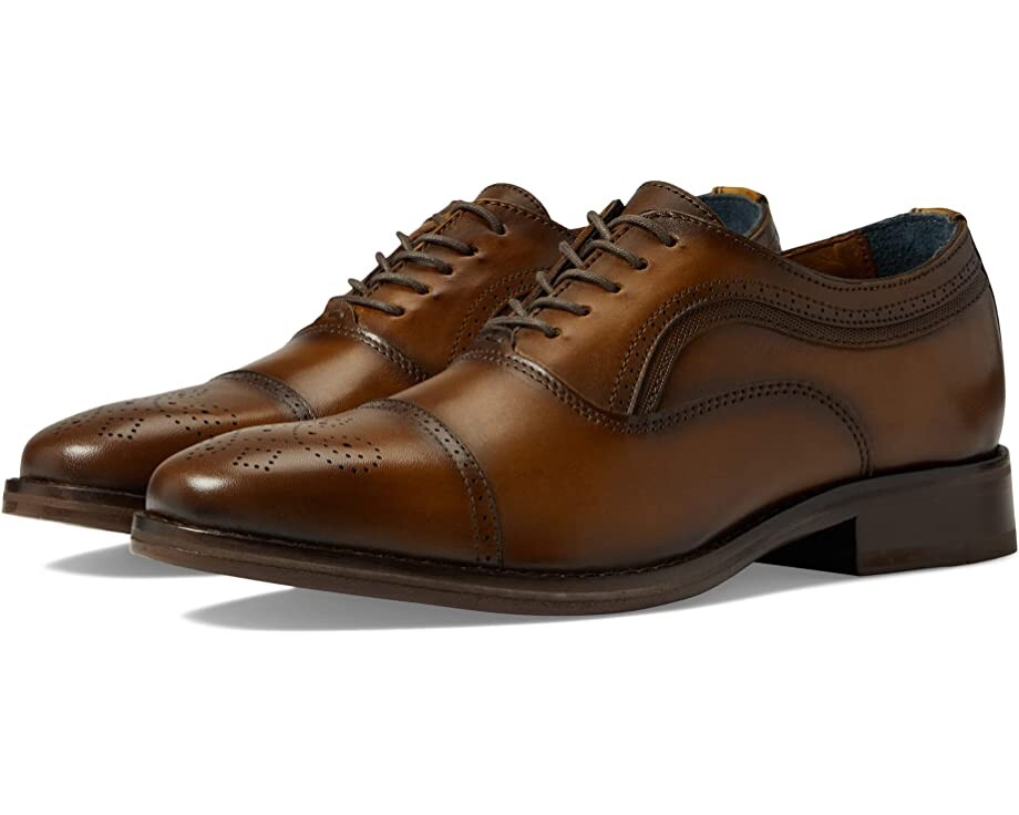 

Оксфорды Danridge Cap Toe Johnston & Murphy, загар с полным зерном
