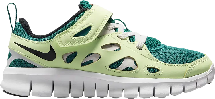 

Кроссовки Nike Free Run 2 PS 'Bright Spruce Barely Volt', зеленый