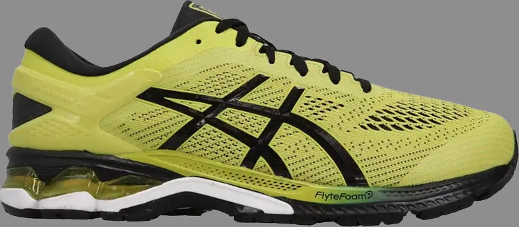 

Кроссовки gel kayano 26 'sour yuzu black' Asics, желтый