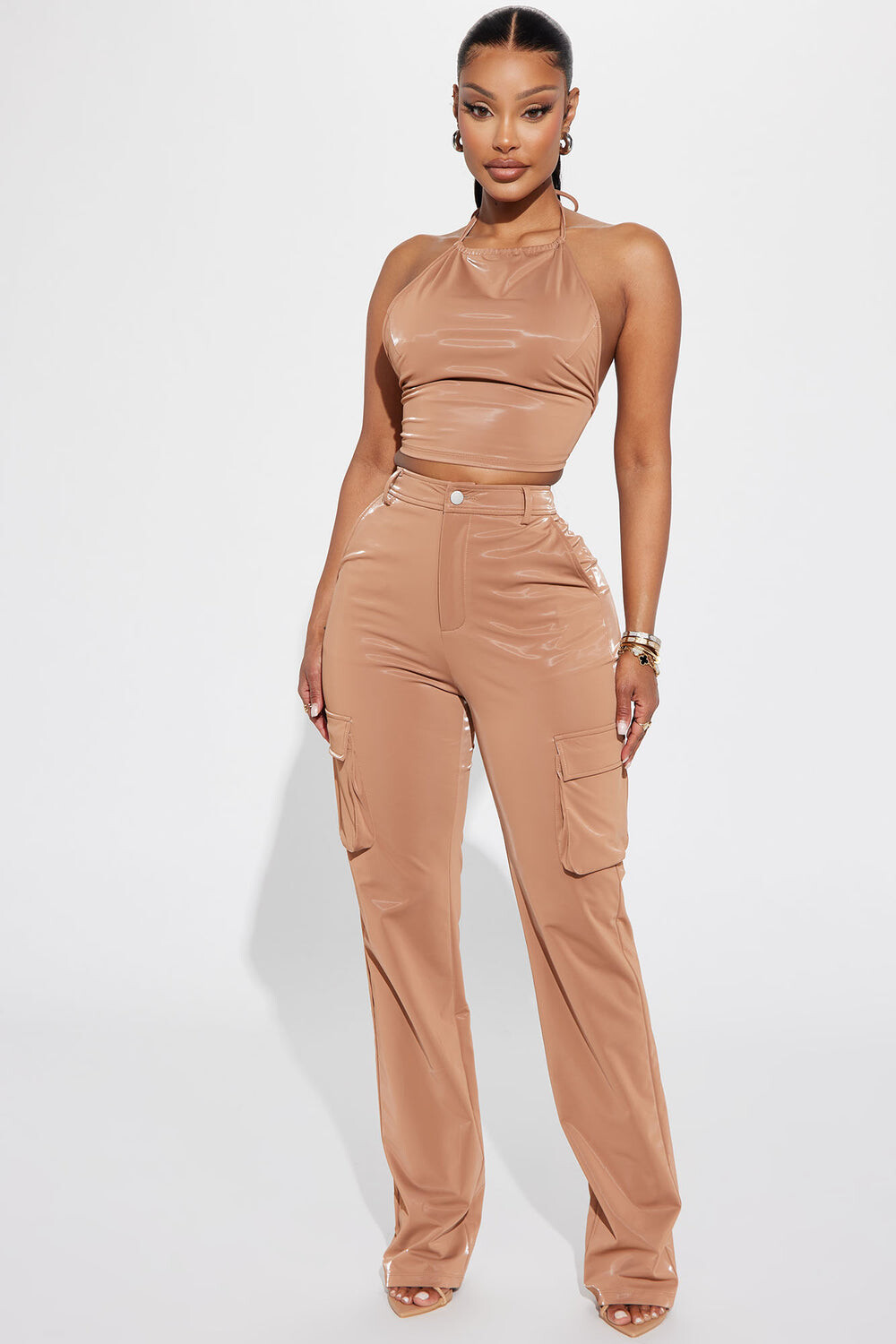 

Брюки Fashion Nova TP40037C, серо-коричневый