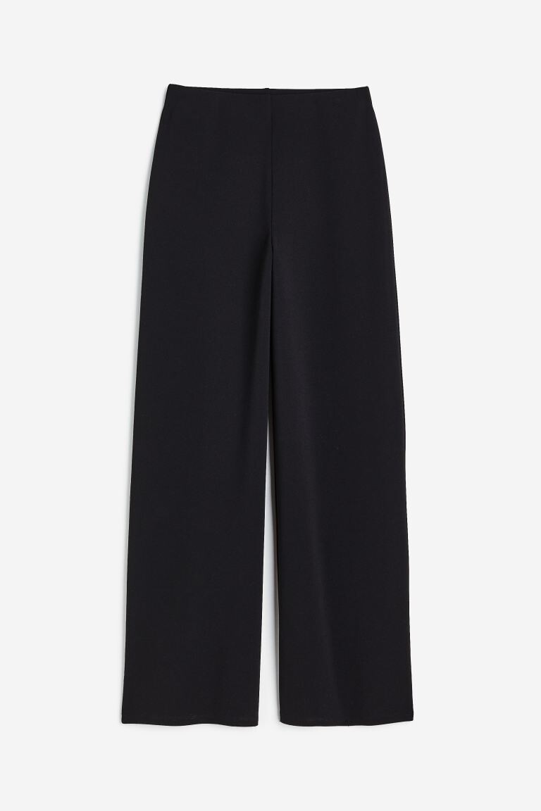 

Широкие брюки из джерси H&M, черный