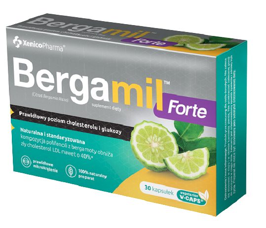 Капсулы, поддерживающие нормальный уровень холестерина Bergamil Forte, 30 шт