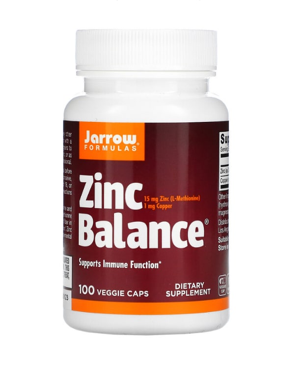 Цинк Balance, 100 капсул, Jarrow Formulas jarrow комплекс zinc balance 100 капсул jarrow