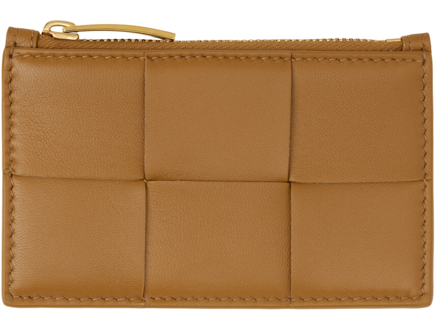 

Коричневый визитница на молнии Bottega Veneta