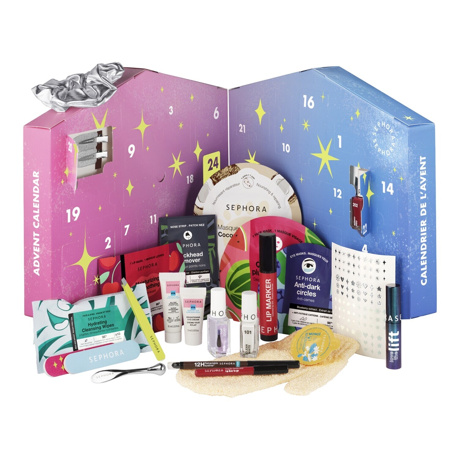 

Адвент-календарь Sephora Moving Lights, 24 предмета