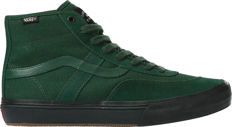 

Кеды Vans Gilbert Crockett High Dark Green, зеленый