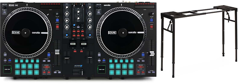 

Rane One 2-канальный моторизованный DJ-контроллер в комплекте с Gator Frameworks GFW-UTILITY-TBL Клавиатурный стол для тяжелых условий эксплуатации Rane + Gator Frameworks ONEXUS=1 GFW-UTILITY-TBL=1