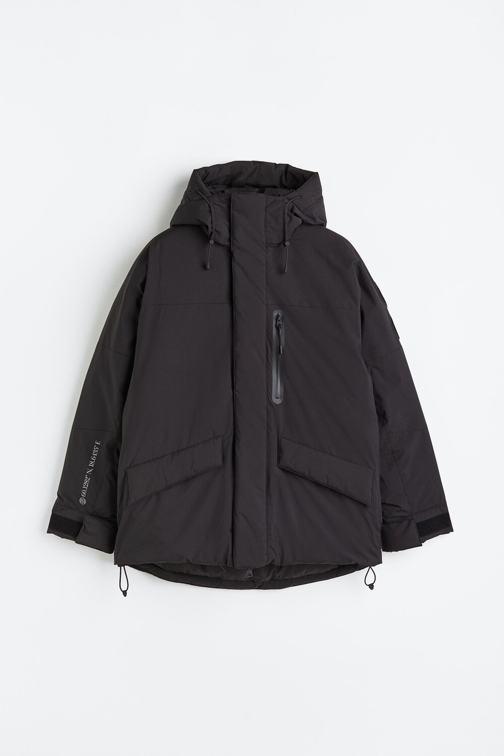 

Дождевик оверсайз H&M, черный