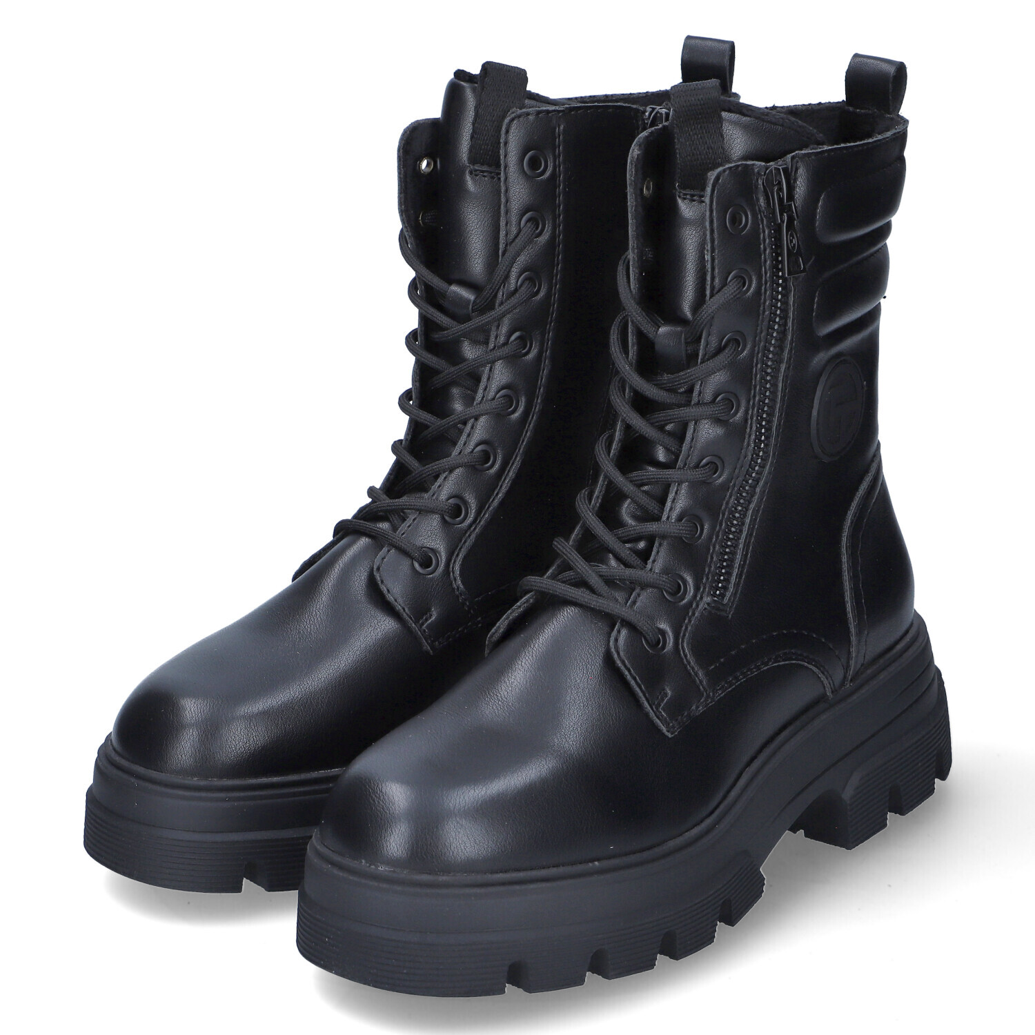 

Ботинки Tom Tailor Schnürstiefeletten, черный
