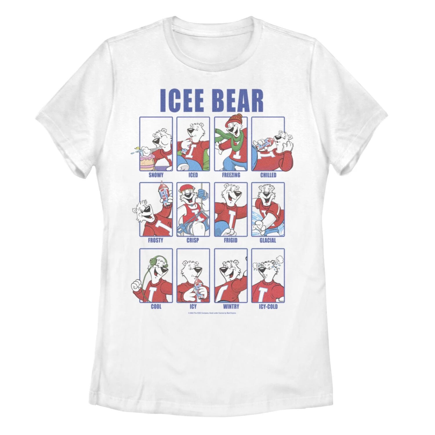 

Футболка ICEE для юниоров с портретными вставками Bear Emotions Licensed Character