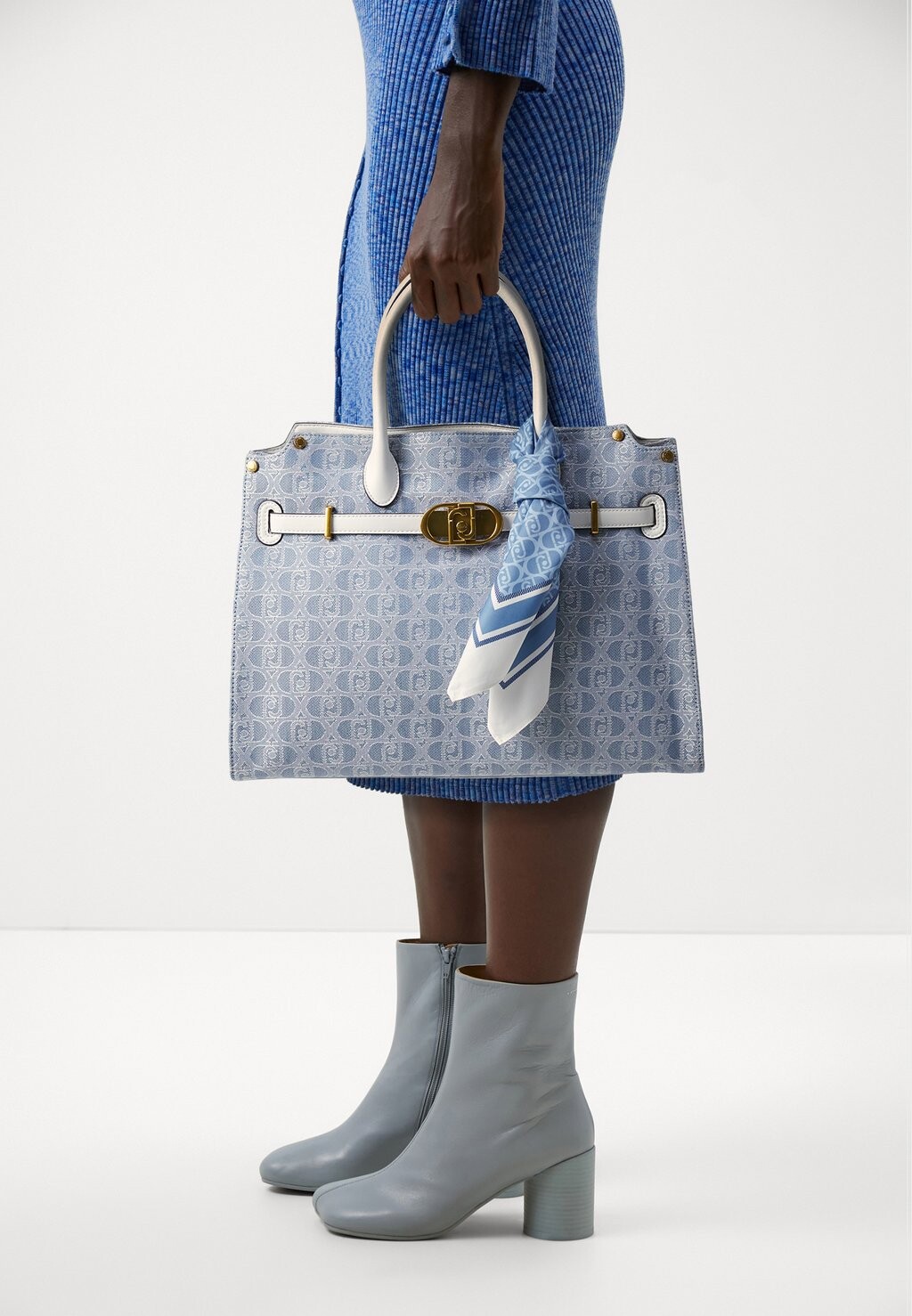 

Сумка для покупок Satchel LIU JO, цвет blue denim