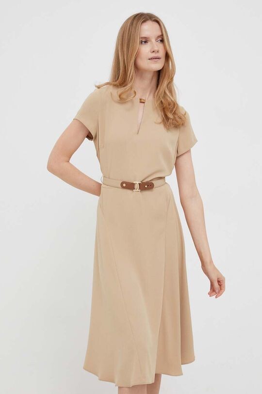 

Платье Лорен Ральф Лорен Lauren Ralph Lauren, бежевый