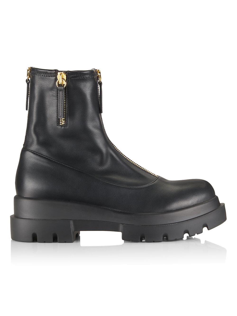 

Кожаные ботильоны Vichingo на подошве с выступами Giuseppe Zanotti, неро