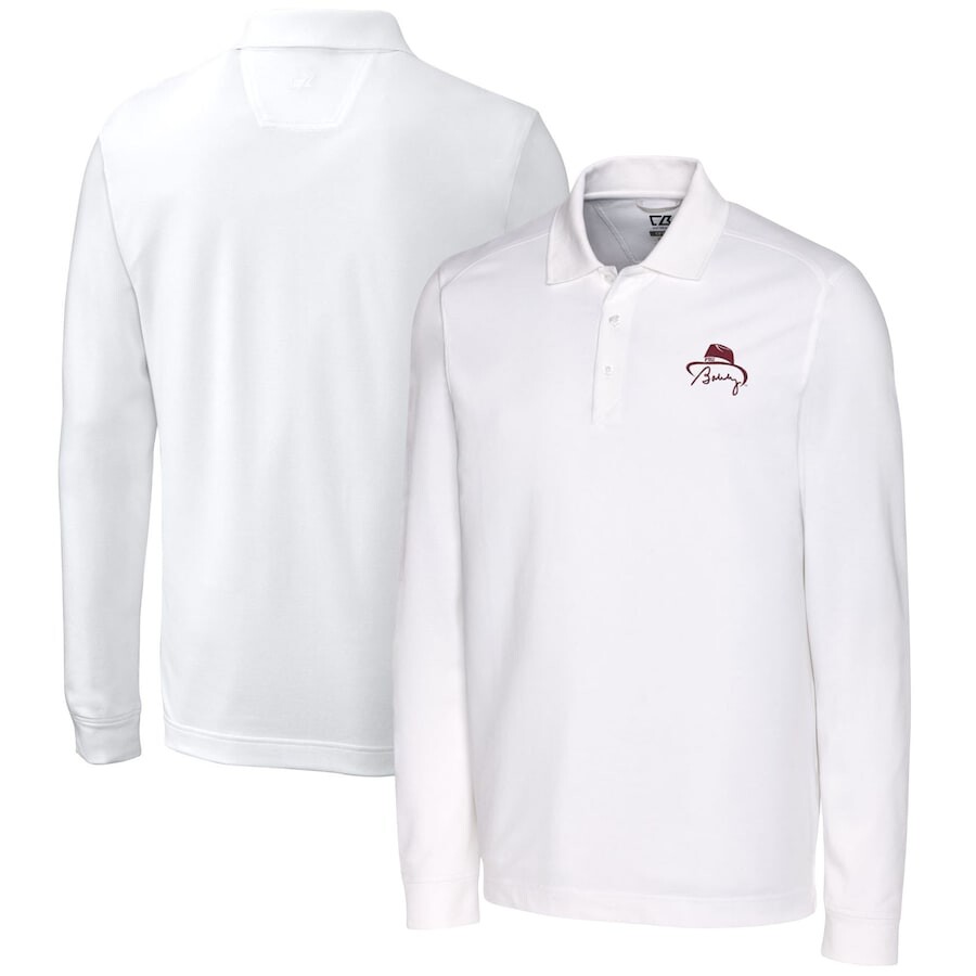 

Поло с длинным рукавом Cutter & Buck Florida State Seminoles, белый