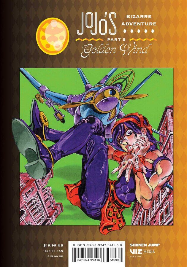 

Манга JoJo's Bizarre Adventure Part 5: Golden Wind Manga Volume 3 (Hardcover)