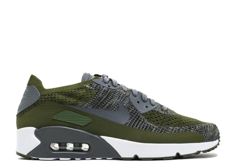

Кроссовки Nike AIR MAX 90 ULTRA 2.0 FLYKNIT 'ROUGH GREEN', зеленый
