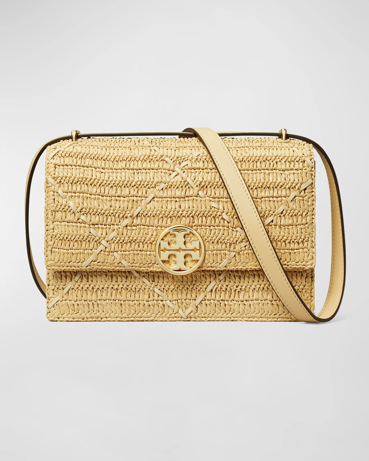 

Сумка через плечо Miller из рафии Tory Burch, цвет Natural