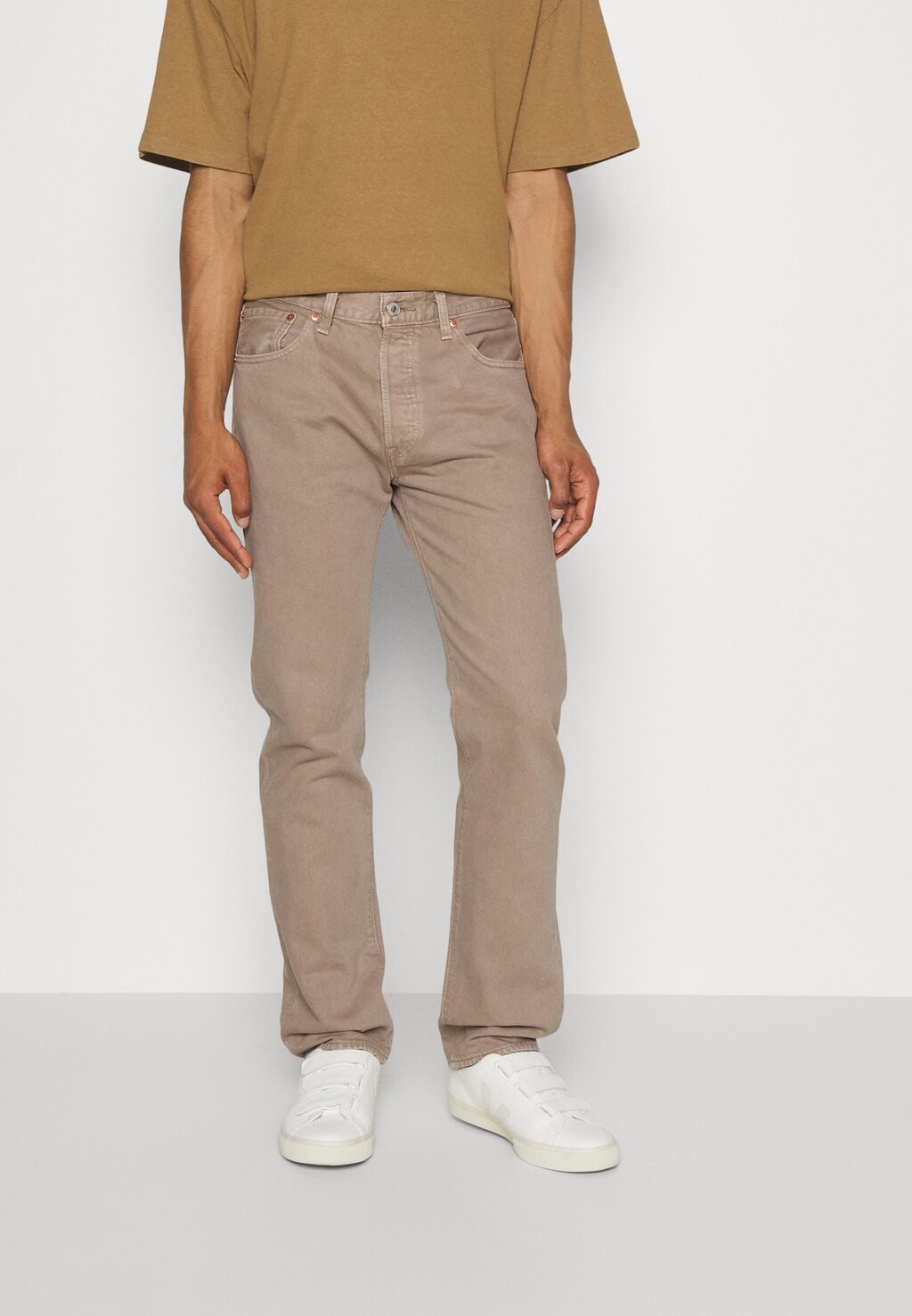 

Джинсы прямого кроя Levi's 501 Original Unisex, бежевый