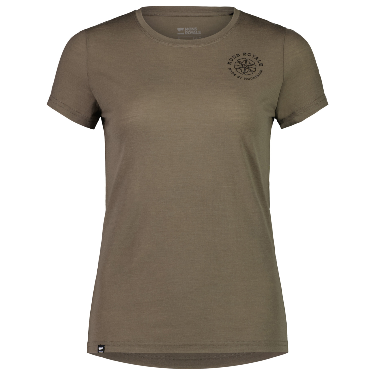 

Футболка Mons Royale Women's Icon Tee, цвет Walnut