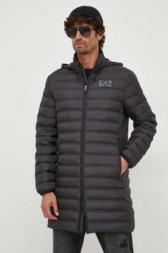 

Пуховик EA7 Emporio Armani, черный