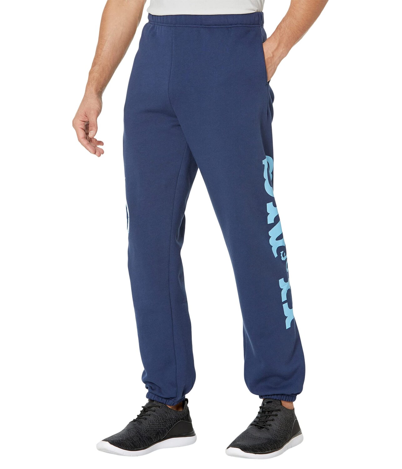 

Брюки Mitchell & Ness, NCAA Champ City Fleece Bottoms North Carolina, Синий