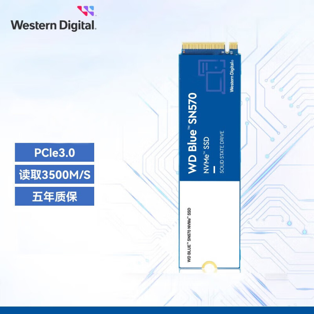 

SSD-накопитель Western Digital SN570 1ТБ (WDS100T3B0C)