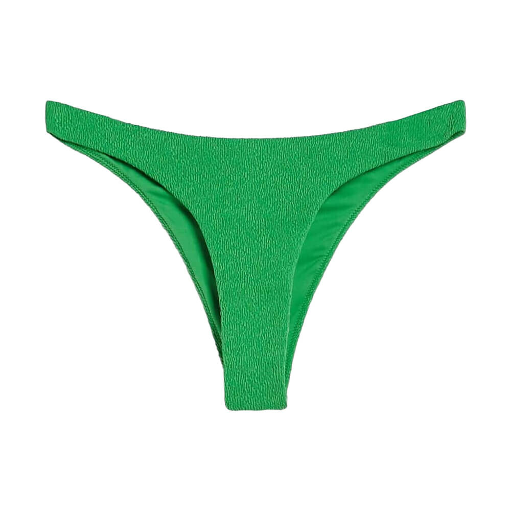 

Плавки Bershka Bikini Textured, зеленый