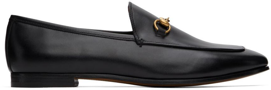 

Черные лоферы Jordaan Gucci, Черный