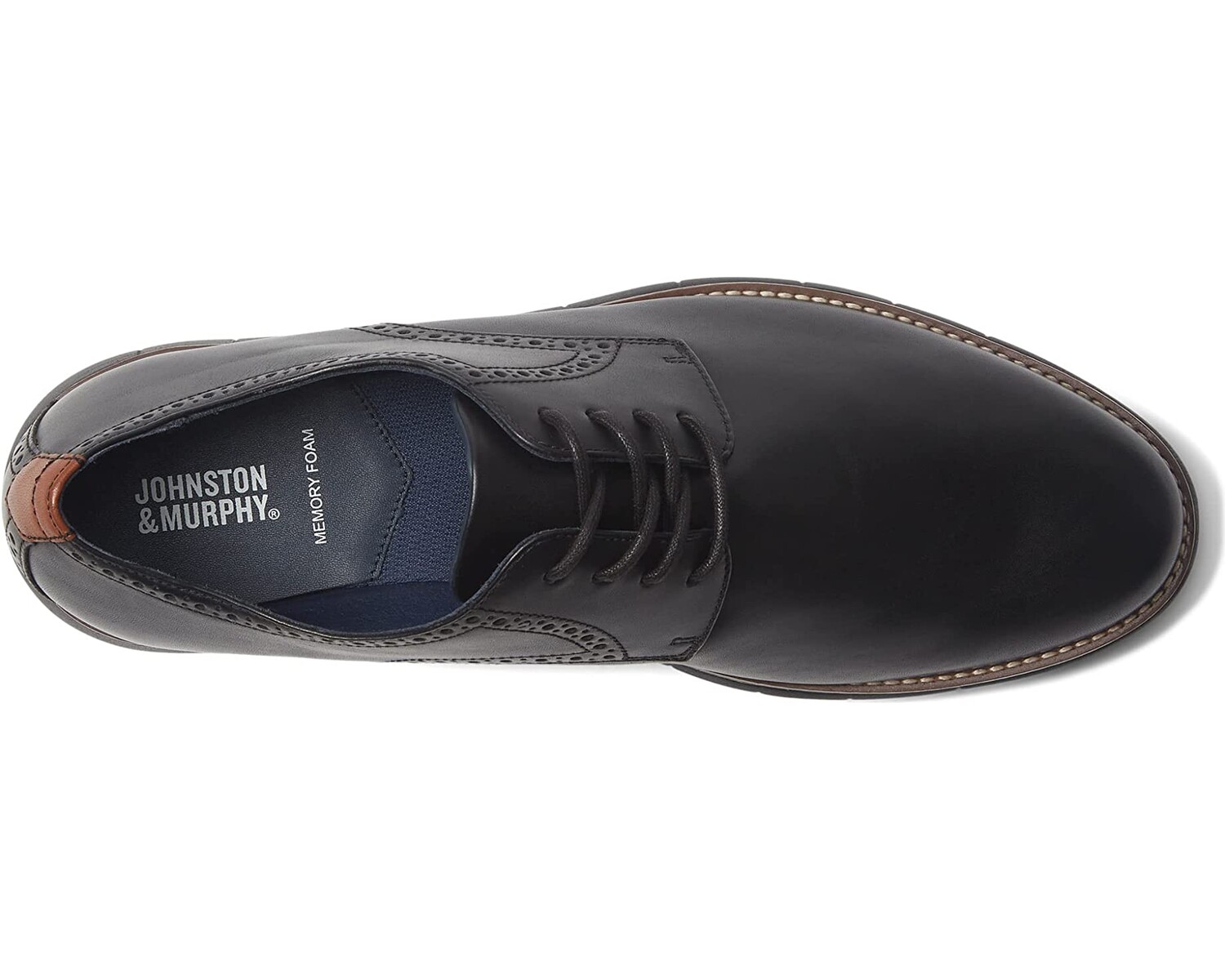 

Оксфорды Milson Plain Toe Johnston & Murphy, черный