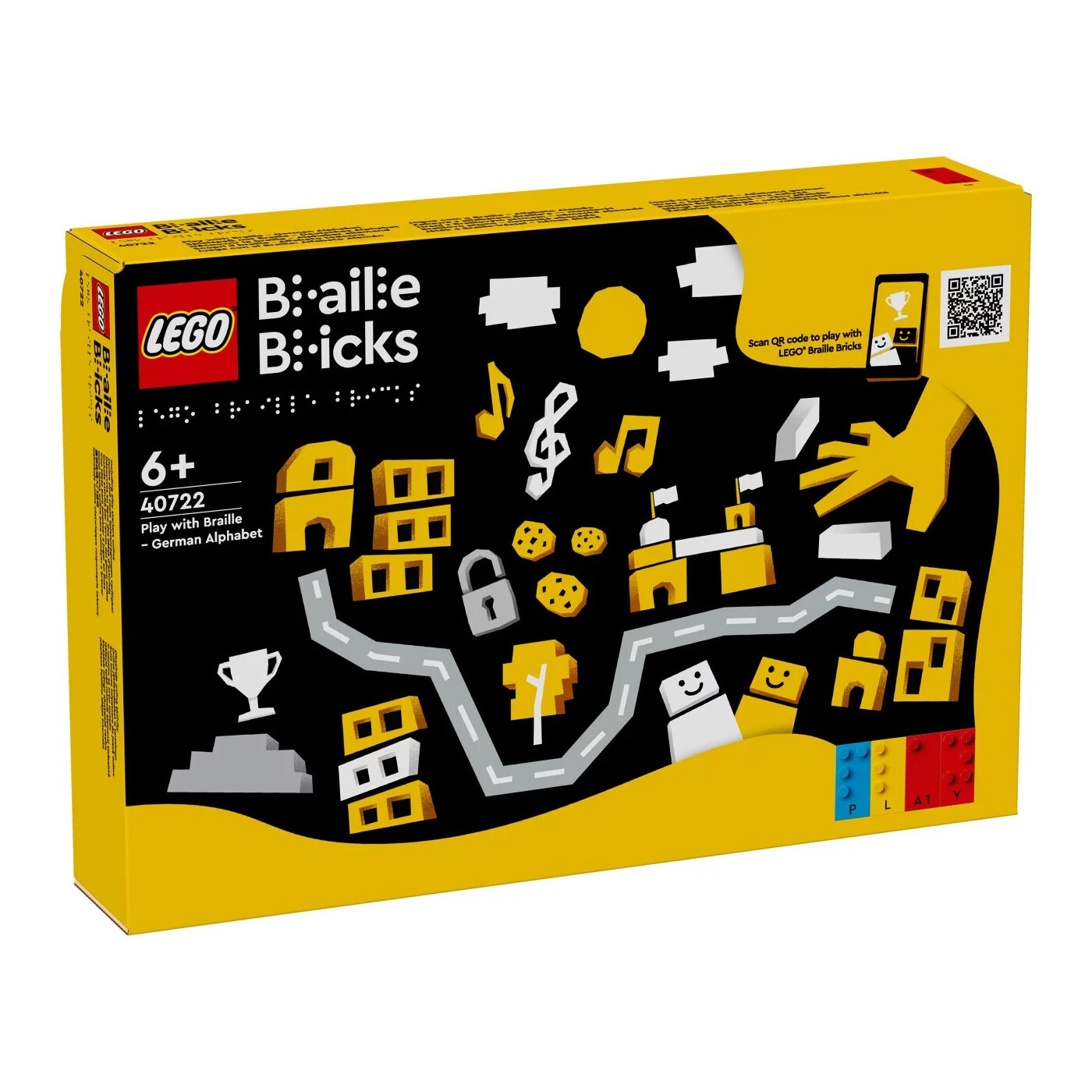 

Конструктор Lego Play with Braille – German Alphabet 40722, 287 деталей